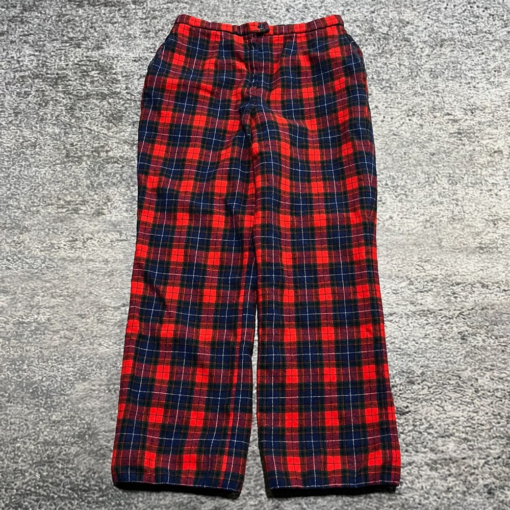 Vintage Pendleton Pants Mens 30x28 Authentic Mason Tartan Plaid Wool Insulated